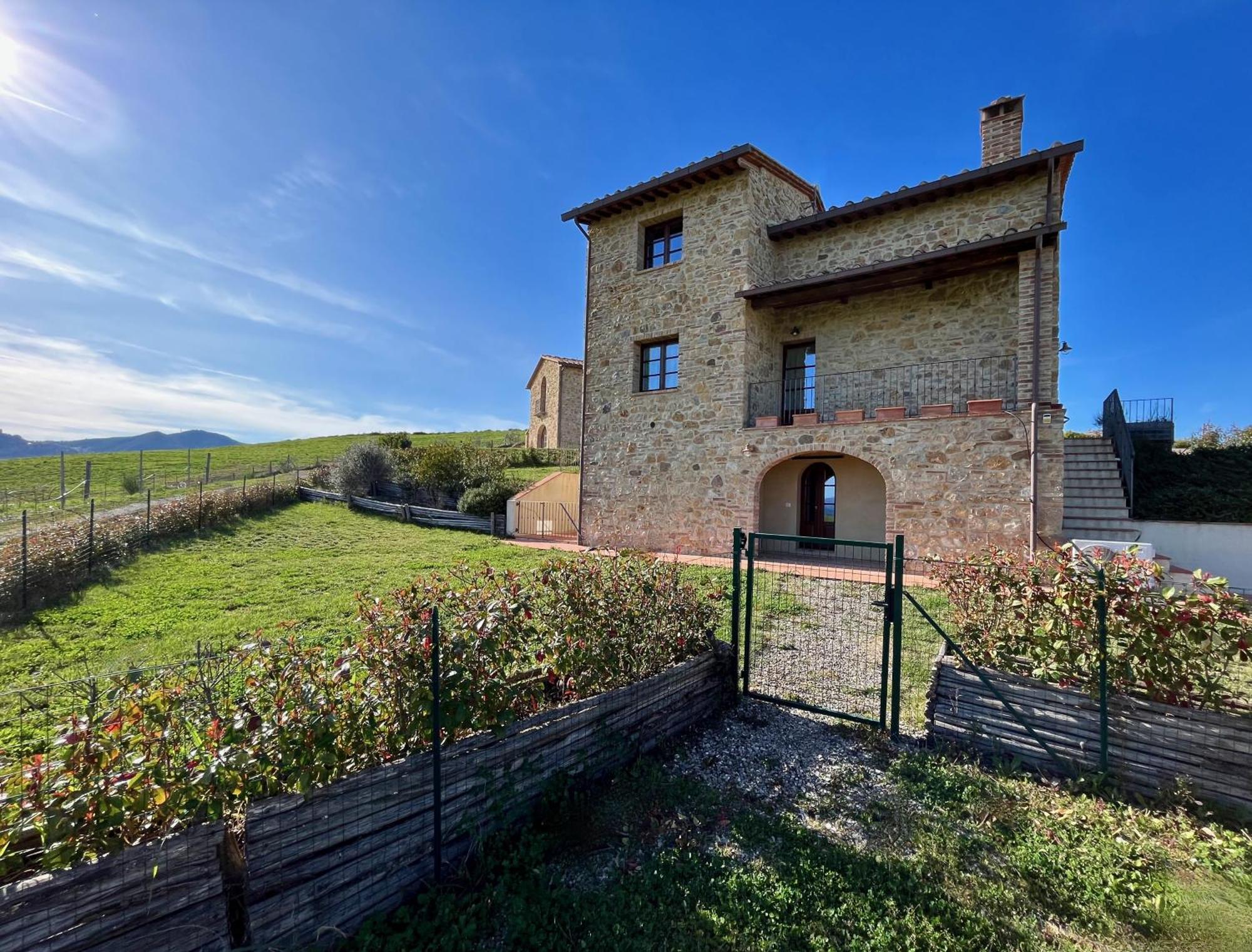 Ferienwohnung I Tre Casali Volterra Exterior foto