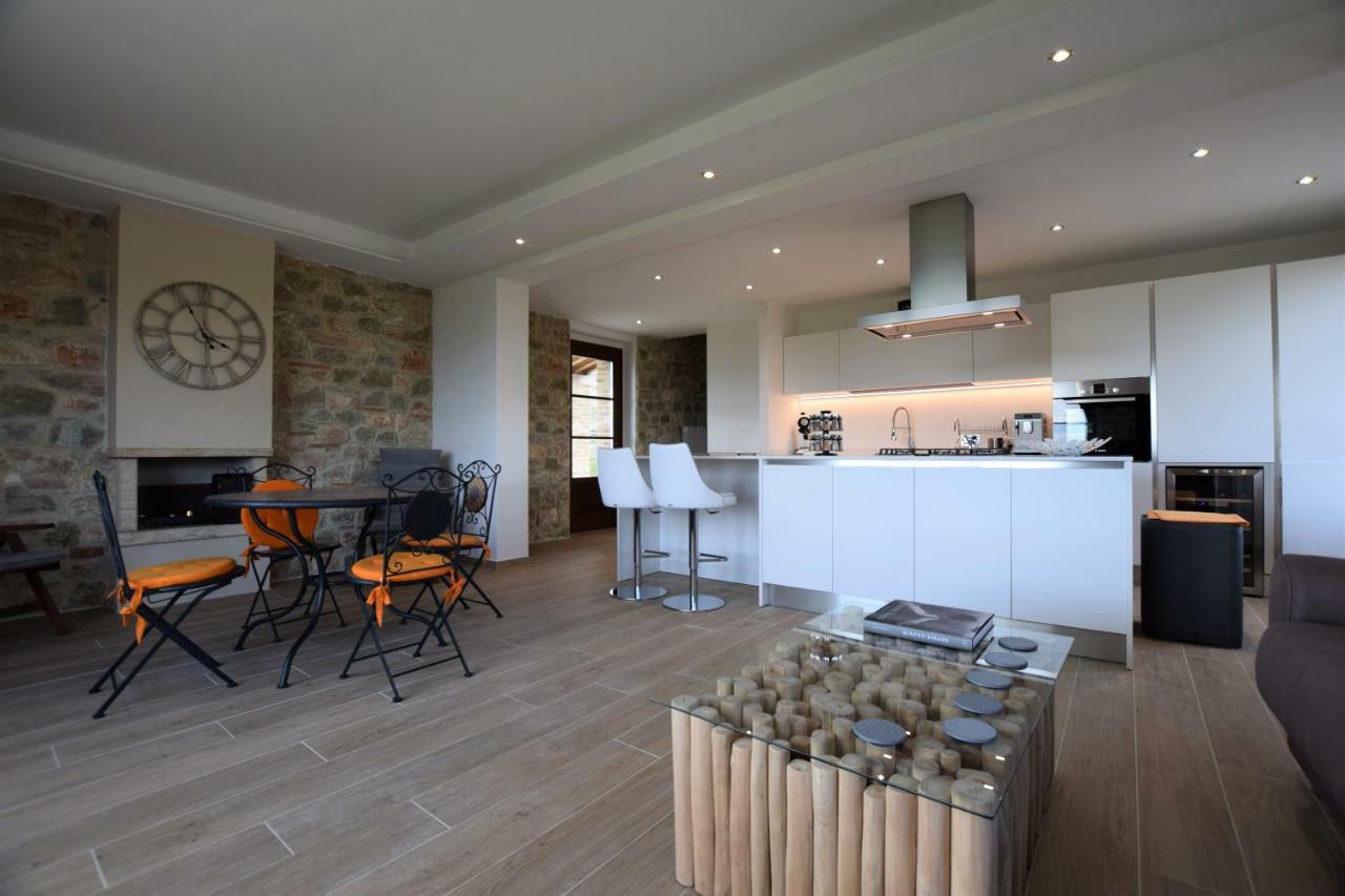 Ferienwohnung I Tre Casali Volterra Exterior foto