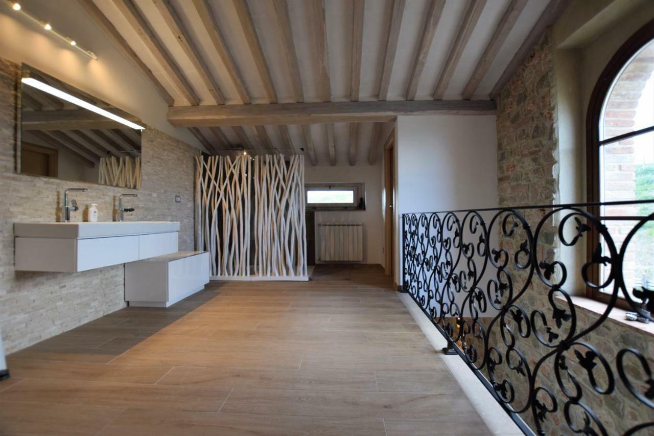 Ferienwohnung I Tre Casali Volterra Exterior foto