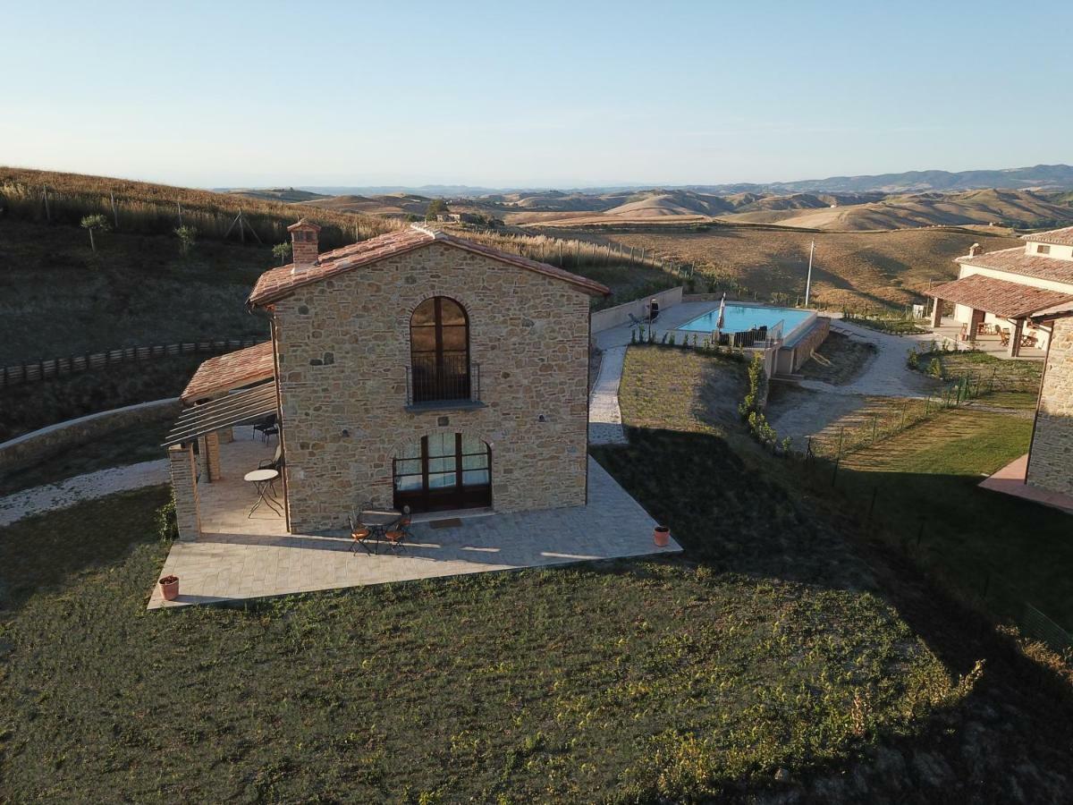 Ferienwohnung I Tre Casali Volterra Exterior foto
